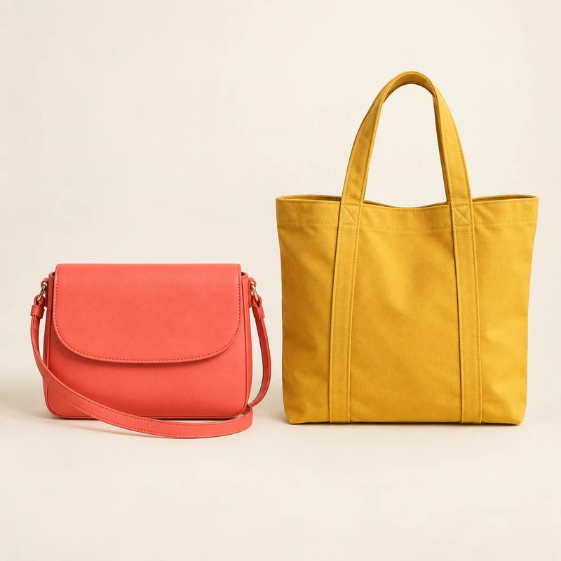 Small bags for luggage storage — tote and purse